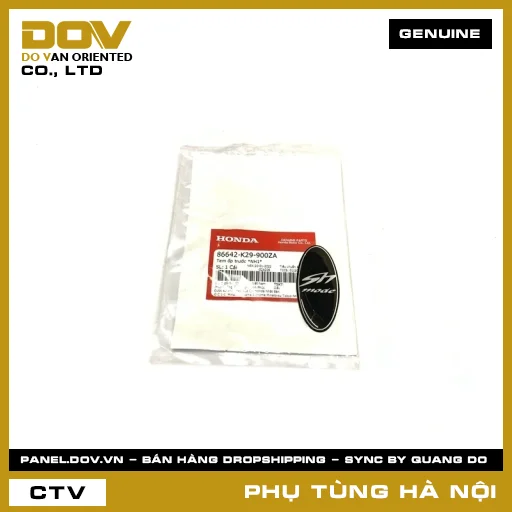 MÃ PHỤ TÙNG : 86642K29900ZA TEM ỐP TRƯỚC *NH1* — 86642K29900ZA