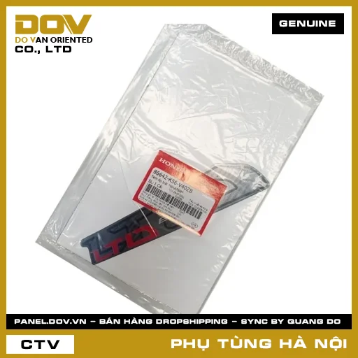 MÃ PHỤ TÙNG : 86642K56V40ZB TEM ỐP TRÁI *NHA76M* — 86642K56V40ZB
