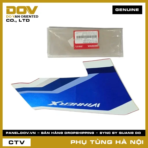 MÃ PHỤ TÙNG : 86642K56V70ZA TEM A ỐP SƯỜN TRÁI *R389* — 86642K56V70ZA