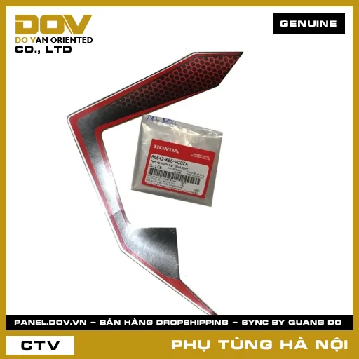 MÃ PHỤ TÙNG : 86642K66VG0ZA TEM ỐP TRƯỚC TRÁI *NHA76M* — 86642K66VG0ZA