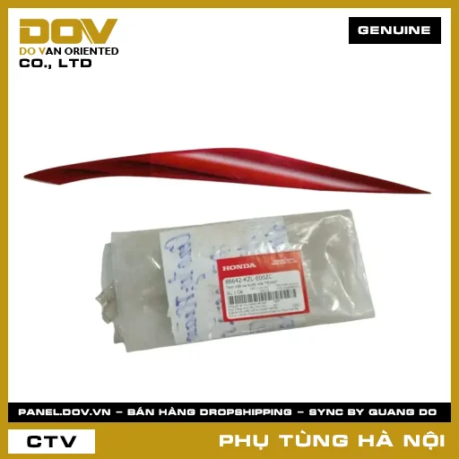 MÃ PHỤ TÙNG : 86642KZLE00ZC TEM MẶT NẠ TRƯỚC TRÁI *R340* — 86642KZLE00ZC