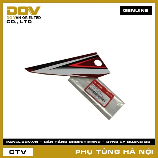 MÃ PHỤ TÙNG : 86643K03V70ZC TEM ỐP ỐNG YẾM PHẢI *R340C* — 86643K03V70ZC