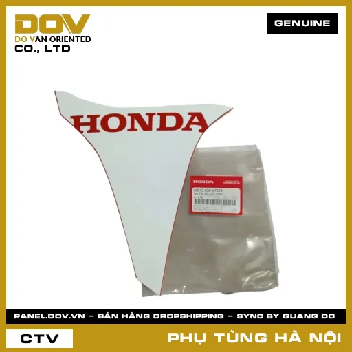 MÃ PHỤ TÙNG : 86643K56V70ZA TEM B ỐP SƯỜN PHẢI *R389* — 86643K56V70ZA