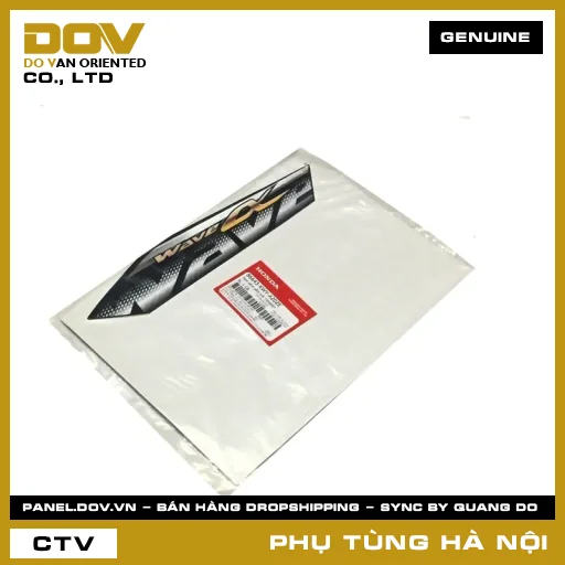 MÃ PHỤ TÙNG : 86643KWYA20ZE TEM CÁNH YẾM TRÁI *NHA69* — 86643KWYA20ZE