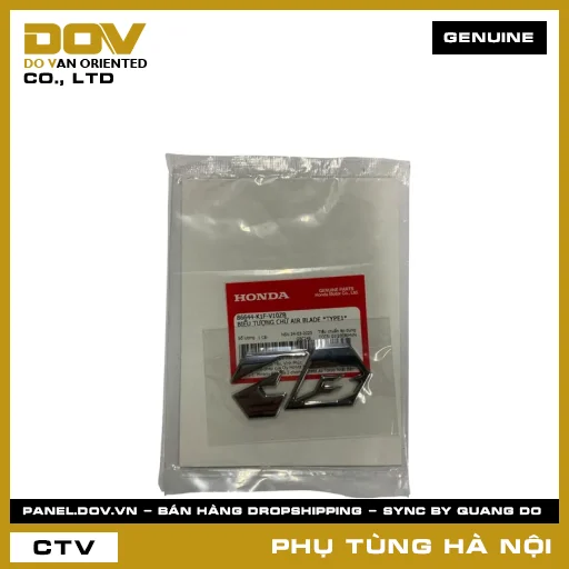 MÃ PHỤ TÙNG : 86644K1FV10ZB BIỂU TƯỢNG CHỮ AIR BLADE *TYPE1* — 86644K1FV10ZB
