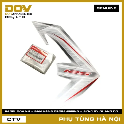 MÃ PHỤ TÙNG : 86644K27V60ZC TEM ỐP TRƯỚC TRÁI*NHA62X* — 86644K27V60ZC