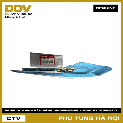 MÃ PHỤ TÙNG : 86644K89V30ZC TEM ỐP SƯỜN PHẢI *B203M* — 86644K89V30ZC