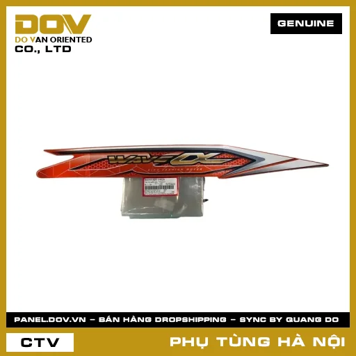 MÃ PHỤ TÙNG : 86644K89V40ZA TEM ỐP SƯỜN PHẢI *YR322C* — 86644K89V40ZA