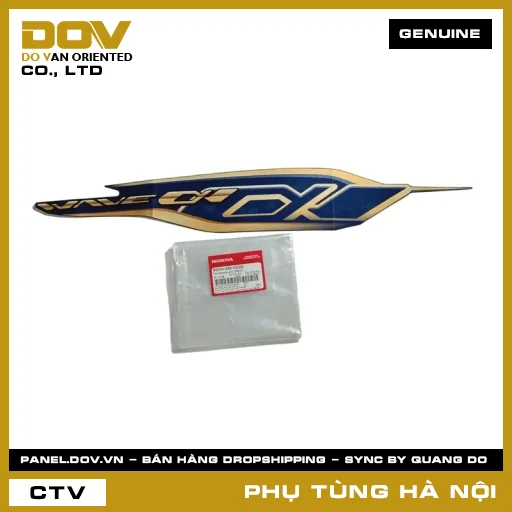 MÃ PHỤ TÙNG : 86644K89V50ZA TEM ỐP SƯỜN PHẢI *PB421* — 86644K89V50ZA