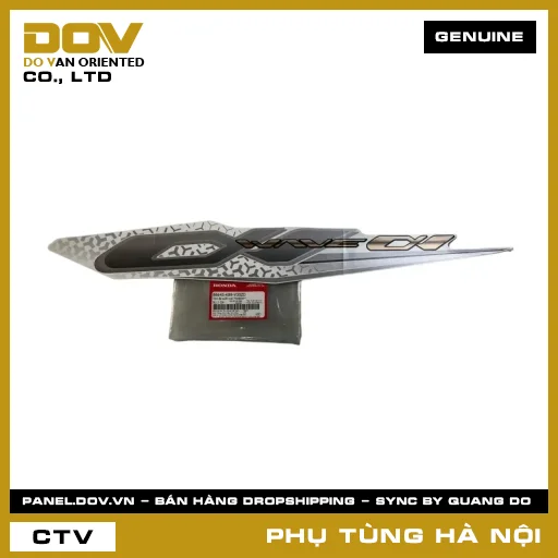 MÃ PHỤ TÙNG : 86644K89V70ZD TEM ỐP SƯỜN PHẢI *NHA76* — 86644K89V70ZD
