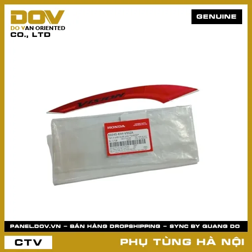 MÃ PHỤ TÙNG : 86645K44V90ZA TEM A SƯỜN TRƯỚC PHẢI *NHB35P* — 86645K44V90ZA