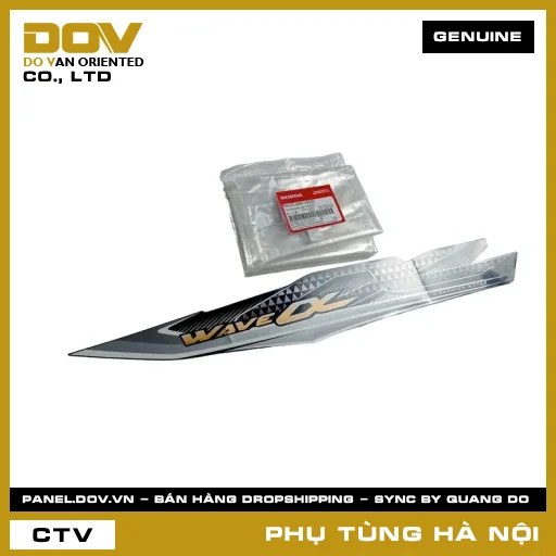 MÃ PHỤ TÙNG : 86645K89V00ZD TEM ỐP SƯỜN TRÁI *NHB25* — 86645K89V00ZD
