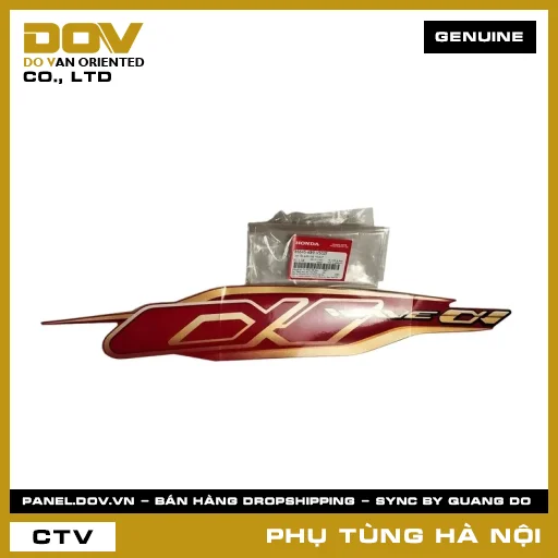 MÃ PHỤ TÙNG : 86645K89V50ZE TEM ỐP SƯỜN TRÁI *R263* — 86645K89V50ZE