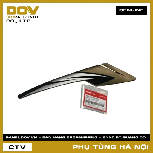 MÃ PHỤ TÙNG : 86647K27V00ZB TEM A ỐP SƯỜN PHẢI *Y208* — 86647K27V00ZB