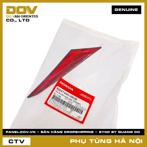 MÃ PHỤ TÙNG : 86647K44V90ZB TEM B SƯỜN TRƯỚC PHẢI *NHA76M* — 86647K44V90ZB