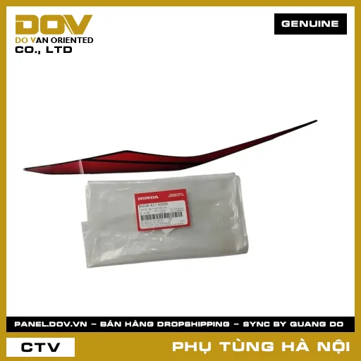 MÃ PHỤ TÙNG : 86648K27630ZA TEM ỐP NẮP TRƯỚC TRÊN TRÁI — 86648K27630ZA