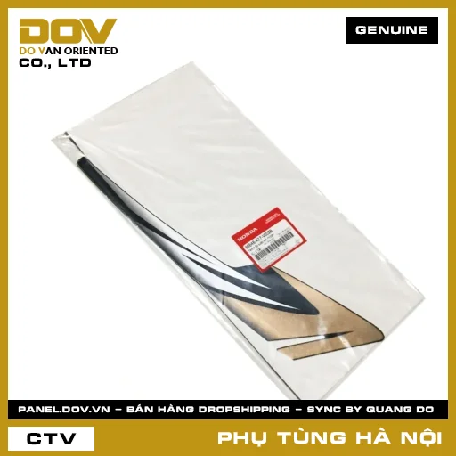 MÃ PHỤ TÙNG : 86648K27V00ZB TEM A ỐP SƯỜN TRÁI *Y208* — 86648K27V00ZB
