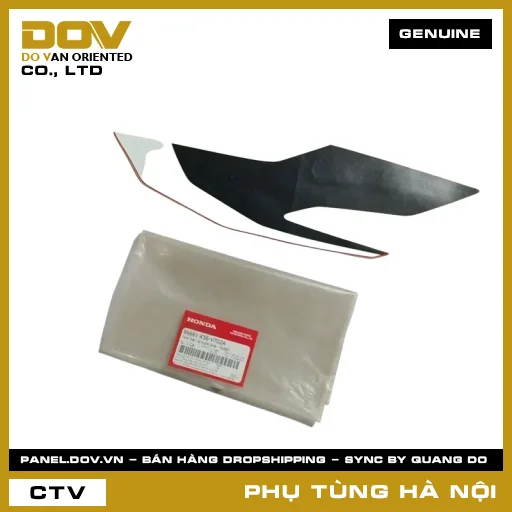 MÃ PHỤ TÙNG : 86661K56V70ZA TEM MẶT NẠ TRƯỚC PHẢI *R389* — 86661K56V70ZA