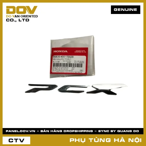MÃ PHỤ TÙNG : 86830K97T00ZB BIỂU TƯỢNG PCX *TYPE1* — 86830K97T00ZB