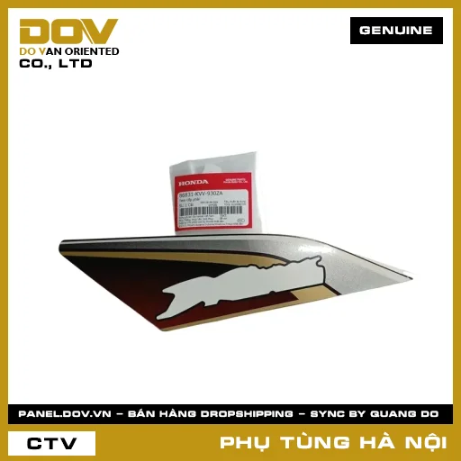 MÃ PHỤ TÙNG : 86831KVV930ZA TEM CỐP PHẢI — 86831KVV930ZA