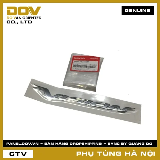 MÃ PHỤ TÙNG : 86831KZLE60ZA LOGO ỐP SƯỜN — 86831KZLE60ZA