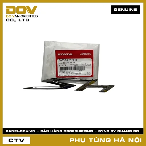 MÃ PHỤ TÙNG : 86832K01900 LOGO ỐP SƯỜN TRÁI SH — 86832K01900