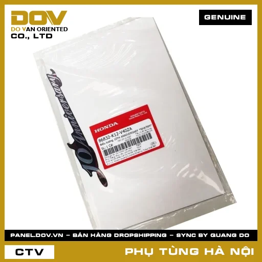 MÃ PHỤ TÙNG : 86832K12V40ZA BIỂU TƯỢNG 10TH ANNIVERSARY *NHA76M* — 86832K12V40ZA