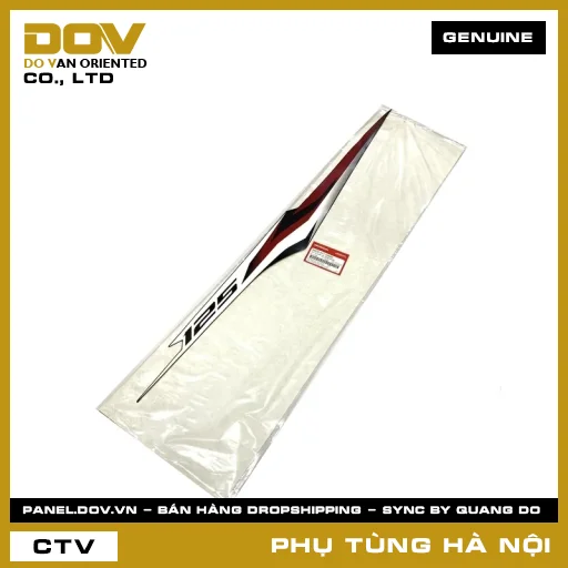 MÃ PHỤ TÙNG : 86832K27V00ZD TEM ỐP SƯỜN TRÁI *R340,R340B* — 86832K27V00ZD