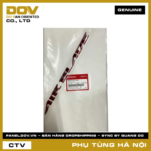 MÃ PHỤ TÙNG : 86833K27630 LOGO ỐP SƯỜN — 86833K27630