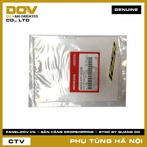 MÃ PHỤ TÙNG : 86833K77V00ZB MARK CHỮ 125L *NH1* — 86833K77V00ZB