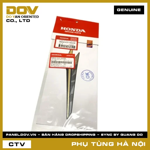 MÃ PHỤ TÙNG : 86834K2VN50ZB TEM B ỐP SƯỜN PHẢI *TYPE1* — 86834K2VN50ZB