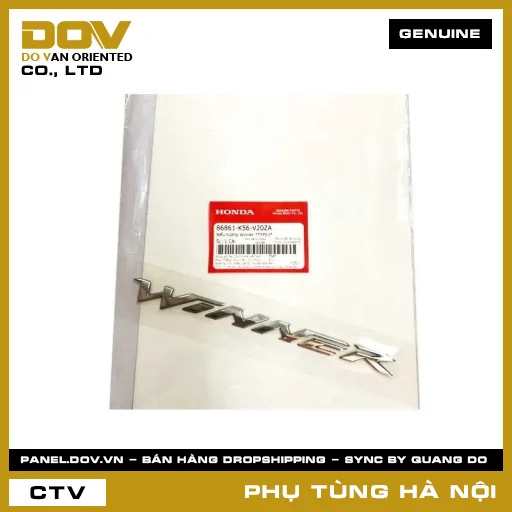 MÃ PHỤ TÙNG : 86861K56V20ZA BIỂU TƯỢNG WINNER *TYPE1* — 86861K56V20ZA