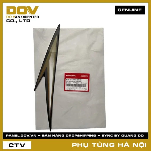 MÃ PHỤ TÙNG : 87101KWWB20ZB TEM ỐP TRƯỚC PHẢI *NHA69P* — 87101KWWB20ZB