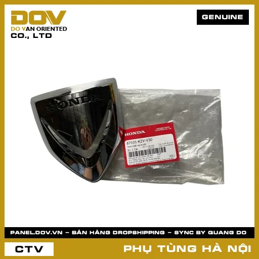 MÃ PHỤ TÙNG : 87101KZVV30 TEM MẶT NẠ TRƯỚC — 87101KZVV30