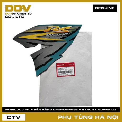 MÃ PHỤ TÙNG : 87102KTL640ZE TEM CÁNH YẾM TRÁI *BG132M* — 87102KTL640ZE