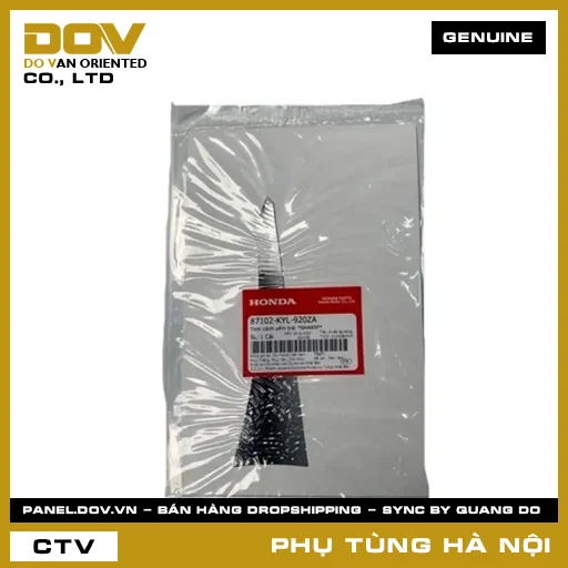 MÃ PHỤ TÙNG : 87102KYL920ZA TEM CÁNH YẾM TRÁI *NHA69P* — 87102KYL920ZA