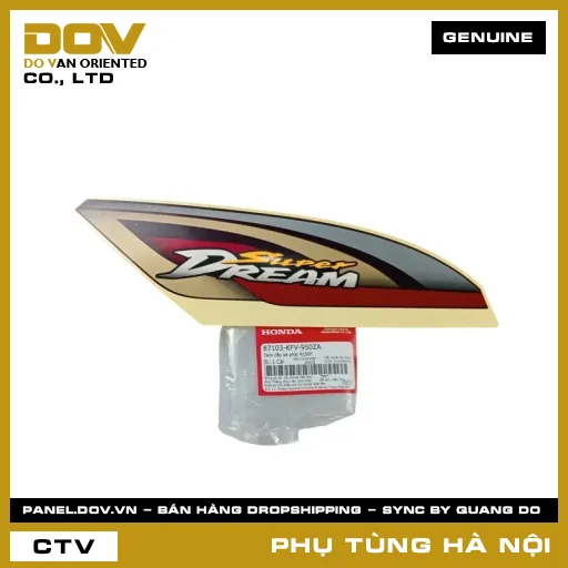 MÃ PHỤ TÙNG : 87103KFV950ZA TEM CỐP XE PHẢI R150F — 87103KFV950ZA