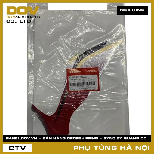 MÃ PHỤ TÙNG : 87103KVL940ZA TEM A ỐP ỐNG YẾM PHẢI *R315P* — 87103KVL940ZA