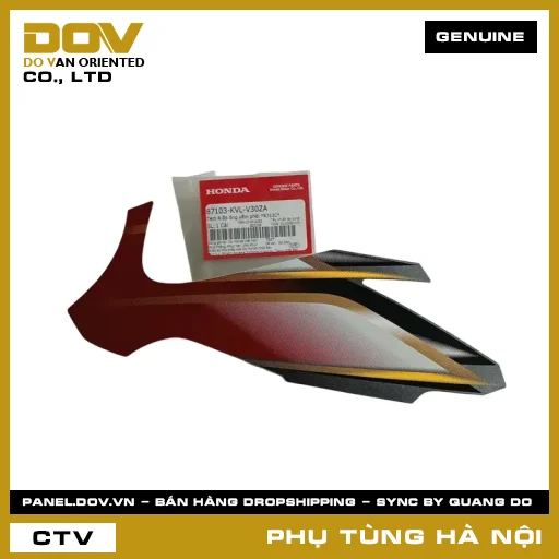 MÃ PHỤ TÙNG : 87103KVLV30ZA TEM A ỐP ỐNG YẾM PHẢI *R313C* — 87103KVLV30ZA