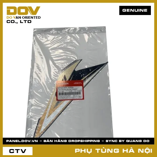 MÃ PHỤ TÙNG : 87103KYL920ZA TEM A ỐP ỐNG YẾM PHẢI *NHA69P* — 87103KYL920ZA