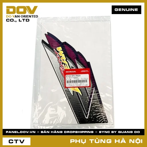 MÃ PHỤ TÙNG : 87104KFV790ZA TEM CỐP TRÁI *R150CU* — 87104KFV790ZA