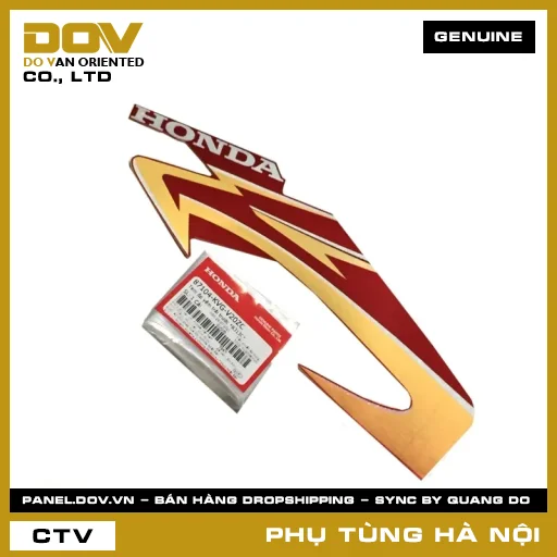 MÃ PHỤ TÙNG : 87104KVGV20ZC TEM ỐP YẾM TRÁI TRƯỚC *R313C* — 87104KVGV20ZC