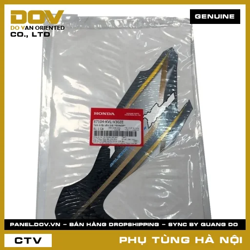MÃ PHỤ TÙNG : 87104KVLV30ZE TEM A ỐP YẾM TRÁI *NHA69P* — 87104KVLV30ZE