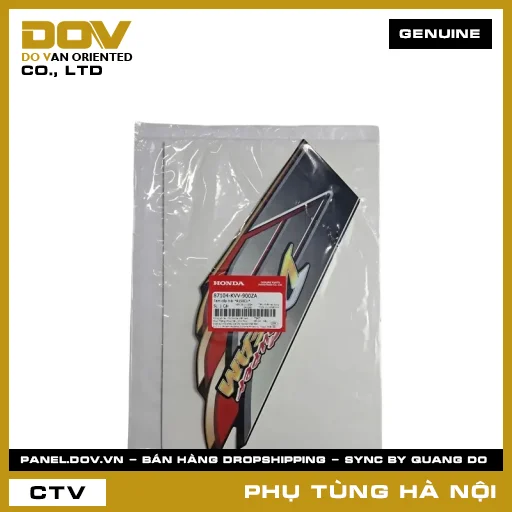 MÃ PHỤ TÙNG : 87104KVV900ZA TEM CỐP TRÁI *R150CU* — 87104KVV900ZA