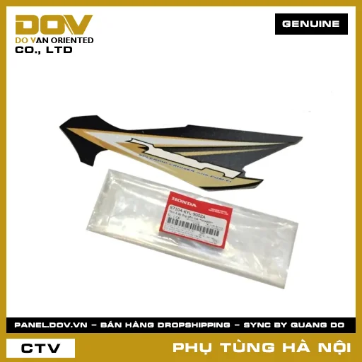 MÃ PHỤ TÙNG : 87104KYL900ZA TEM A ỐP ỐNG YẾM TRÁI *NHA69P* — 87104KYL900ZA