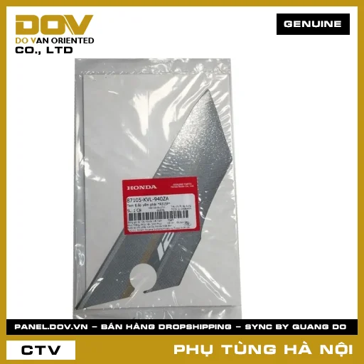 MÃ PHỤ TÙNG : 87105KVL940ZA TEM B.ỐP YẾM PHẢI *R315P* — 87105KVL940ZA