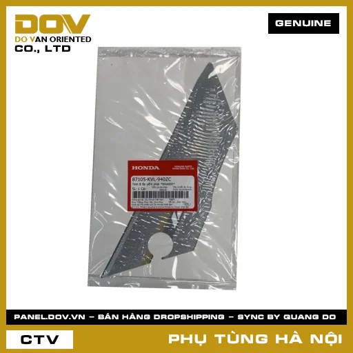 MÃ PHỤ TÙNG : 87105KVL940ZC TEM B ỐP YẾM PHẢI *NHA69P* — 87105KVL940ZC