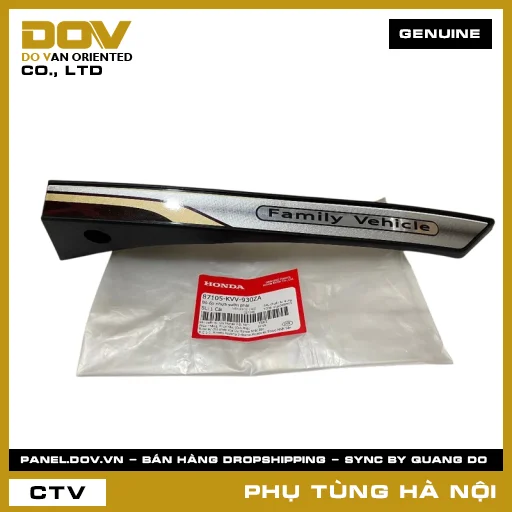 MÃ PHỤ TÙNG : 87105KVV930ZA BỘ ỐP NHỰA SƯỜN PHẢI — 87105KVV930ZA