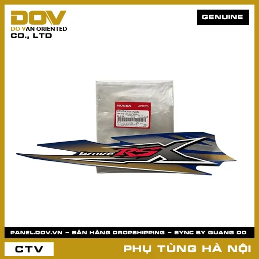 MÃ PHỤ TÙNG : 87105KWWV00ZC TEM A ỐP SƯỜN PHẢI *B206M* — 87105KWWV00ZC