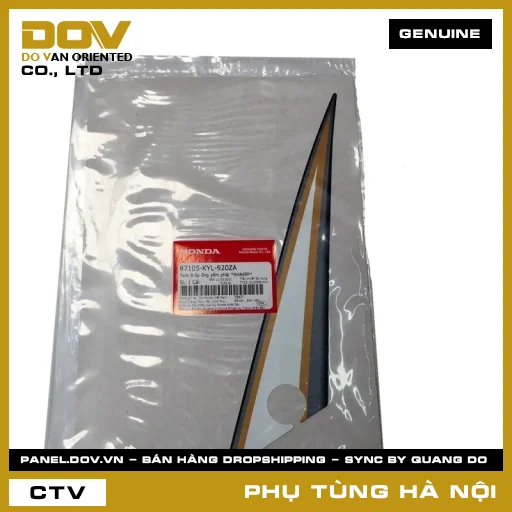 MÃ PHỤ TÙNG : 87105KYL920ZA TEM B ỐP ỐNG YẾM PHẢI *NHA69P* — 87105KYL920ZA